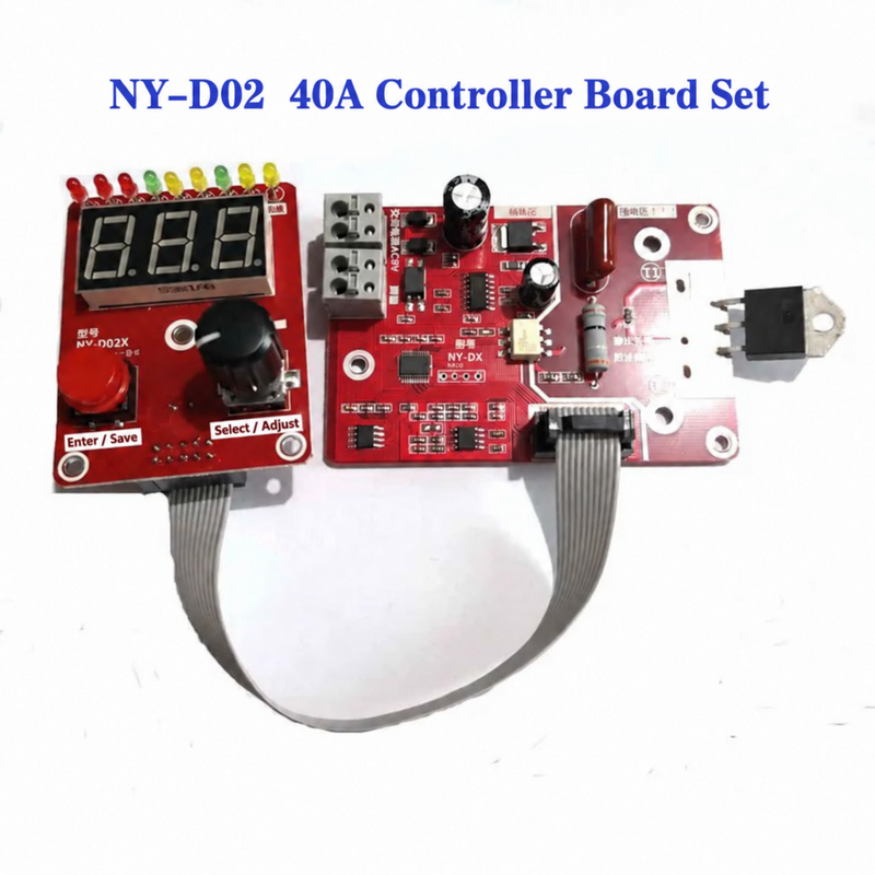 NY-D02 40 A dual-pulse spot welder controller board and display panel